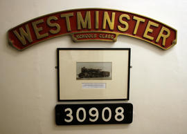 Schools Class' Locomotive Headboard and Number Plaque