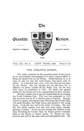 The Grantite Review Vol. XII No. 5