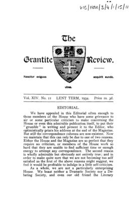 The Grantite Review Vol. XIV No. 11