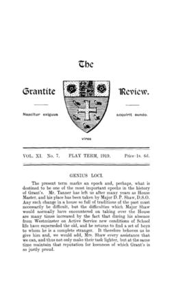 The Grantite Review Vol. XI No. 7