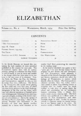 The Elizabethan, Vol. 21, No. 2