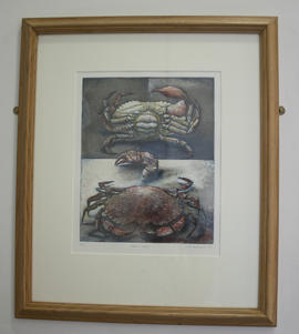 Etude de crabe by Érik Desmazières (1948-present)