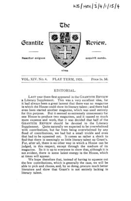 The Grantite Review Vol. XIV No. 4