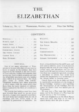 The Elizabethan, Vol. 21, No. 17