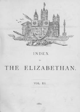 The Elizabethan, Vol. 3, Index