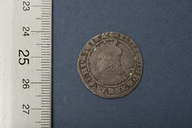 Obverse: Elizabeth I sixpence 1573