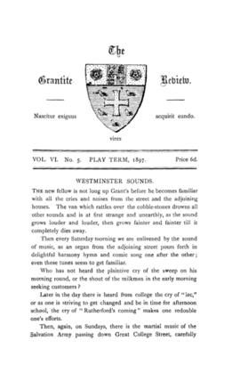 The Grantite Review Vol. VI No. 5