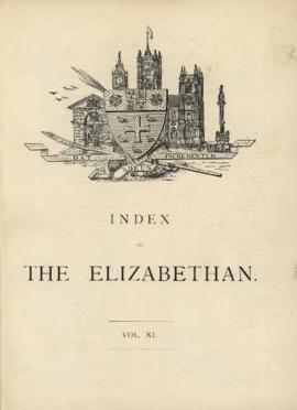 The Elizabethan, Vol. 11, Index
