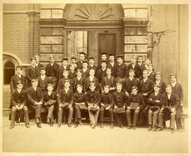 1886 College House Election Photograph