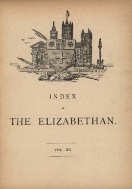 The Elizabethan, Vol. 15, Index