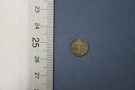 Reverse: George VI Maundy penny 1945