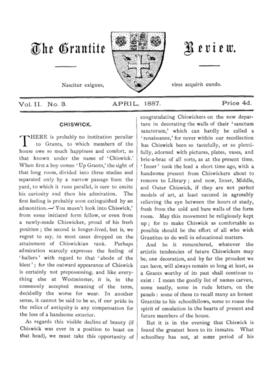 The Grantite Review Vol. II No. 3