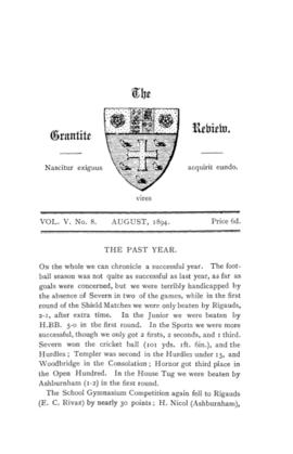 The Grantite Review Vol. V No. 8