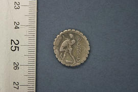 Reverse: C. Poblicius denarius