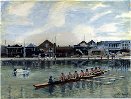 Westminster School Boat Club by H. A. Freeth