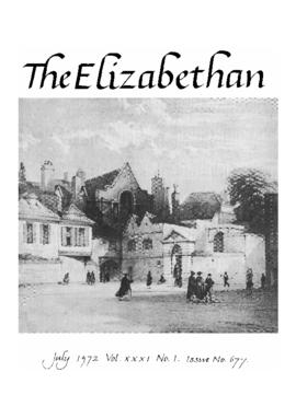 The Elizabethan, Vol. 31, No. 1, Issue 677