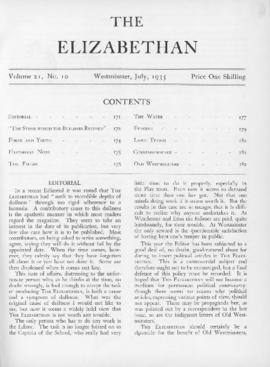 The Elizabethan, Vol. 21, No. 10