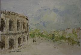 The Roman Amphitheatre, Nîmes by Barbara Robinson