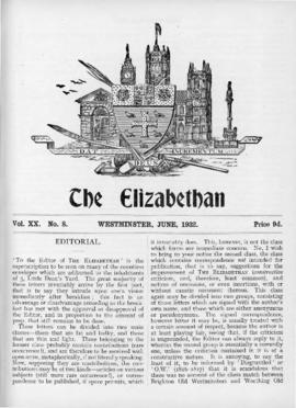 The Elizabethan, Vol. 20, No. 8