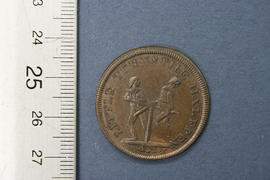 Reverse: Westminster School token halfpenny 1796 D&H 898