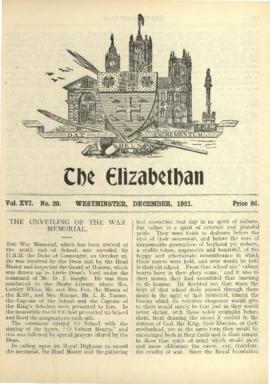 The Elizabethan, Vol. 16, No. 20