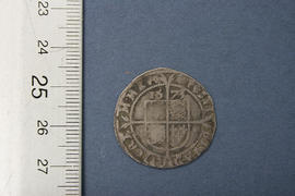 Reverse: Elizabeth I sixpence 1573