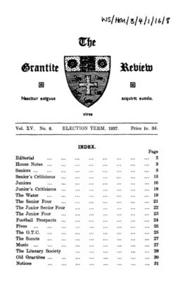 The Grantite Review Vol. XV No. 8