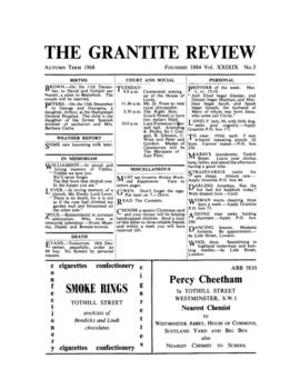The Grantite Review Vol. XXIX No. 5
