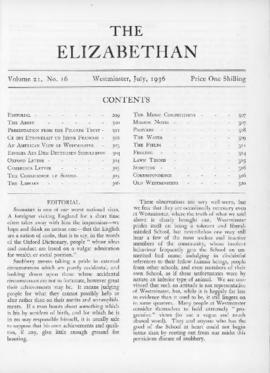 The Elizabethan, Vol. 21, No. 16