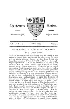 The Grantite Review Vol. IV No. 3