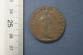 Obverse: Westminster School token halfpenny 1796 D&H 898