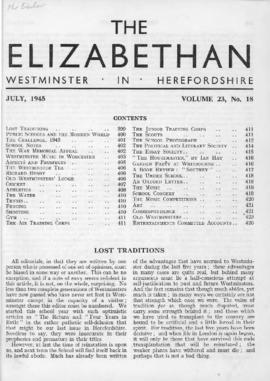 The Elizabethan, Vol. 23, No. 18