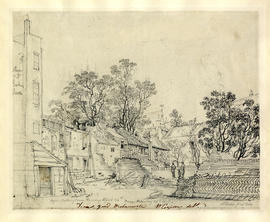 Pulling down of buildings in Dean's Yard by William Capon