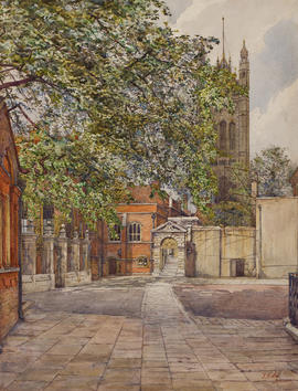 Yard, Westminster by F.W. Lee