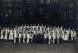 1937 College House Coronation Photograph