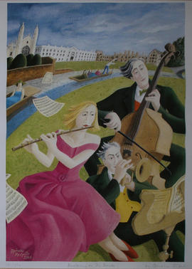 Busking on the Backs by Ophelia Redpath