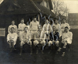 1914 College House Football Photograph
