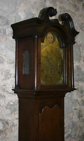 Oak longcase clock, signed Ross, Hull
