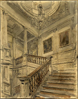 The Grand Staircase by Hanslip Fletcher