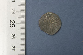 Reverse: Scotland David II penny