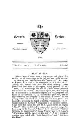 The Grantite Review Vol. VII No. 5