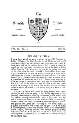 The Grantite Review Vol. VI No. 10