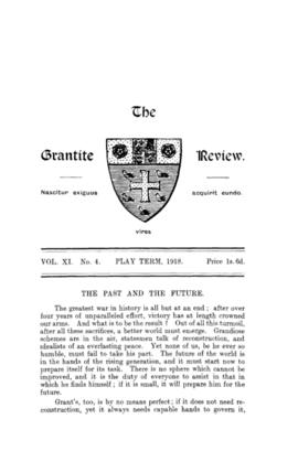 The Grantite Review Vol. XI No. 4