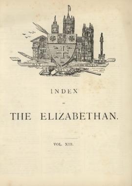 The Elizabethan, Vol. 13, Index