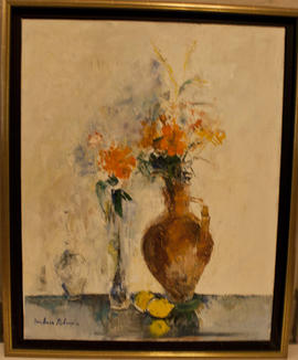 Lilies and oranges by Barbara Robinson