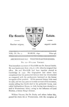 The Grantite Review Vol. IV No. 7