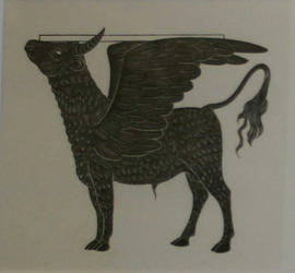 Winged Bull by Eric Gill