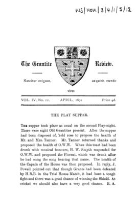 The Grantite Review Vol. IV No. 12