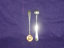 Pair of salt spoons