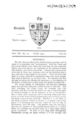 The Grantite Review Vol. VII No. 10
